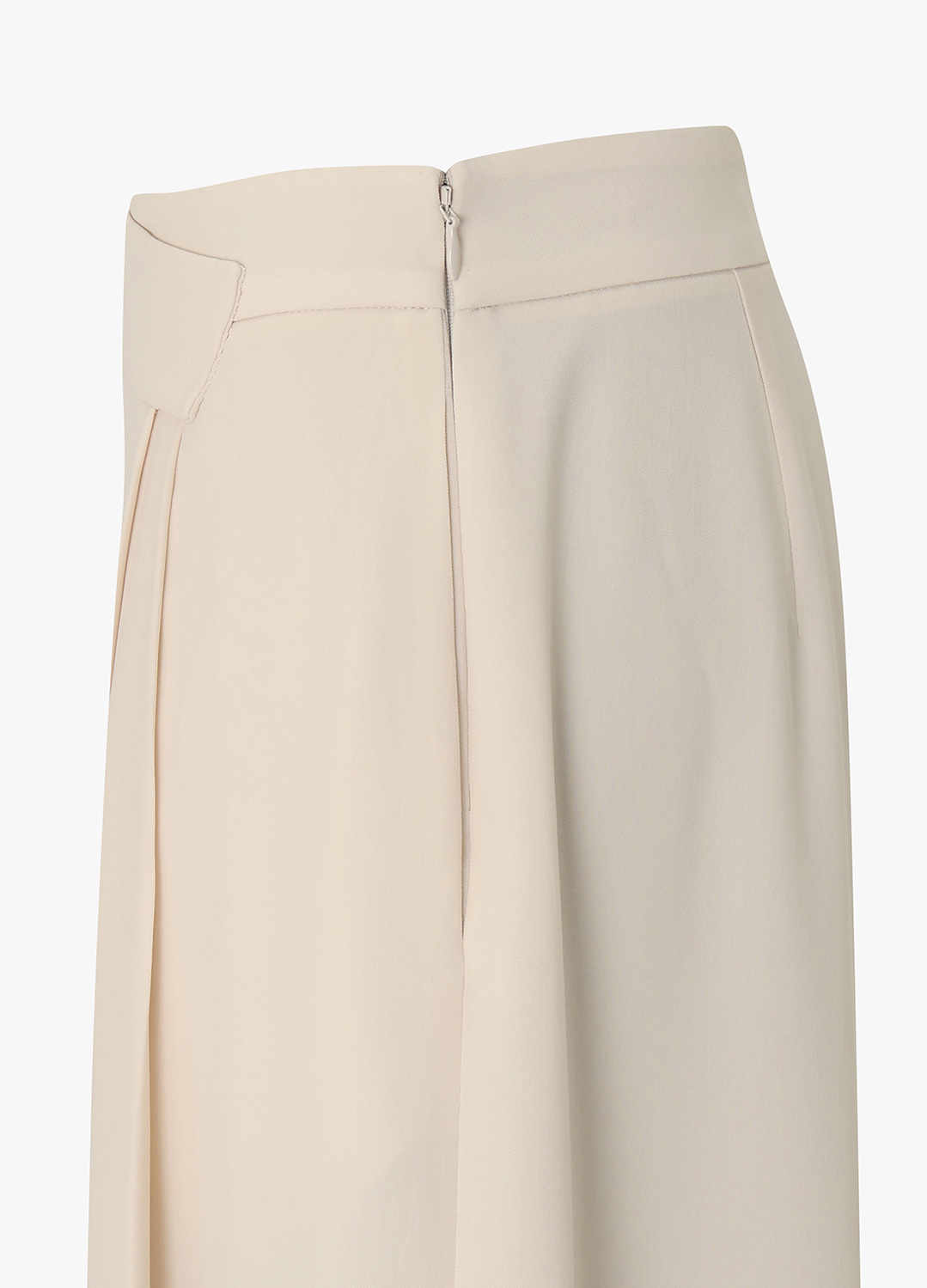 A라인 턱 디테일 와이드 팬츠_LIGHT BEIGE_10