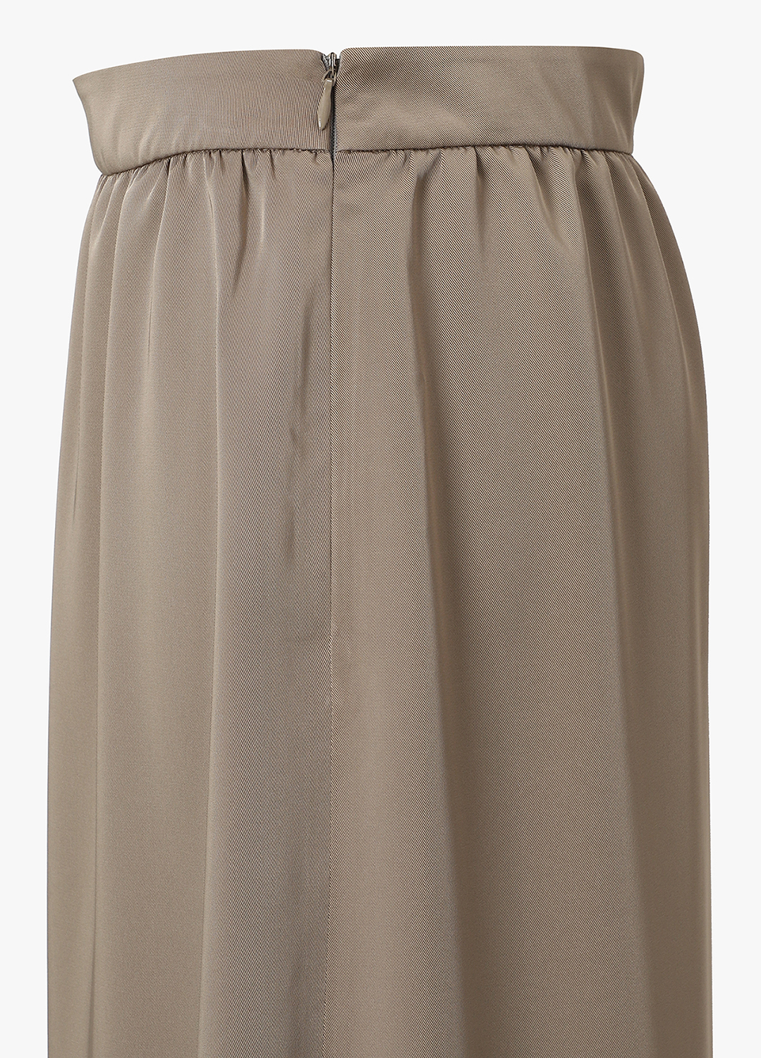 언발란스 플레어 스커트_KHAKI BEIGE_9