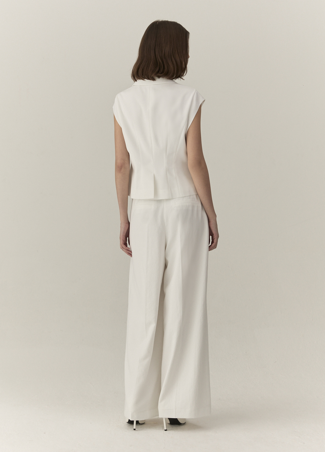 스트레이트 핏 팬츠_WHITE_8