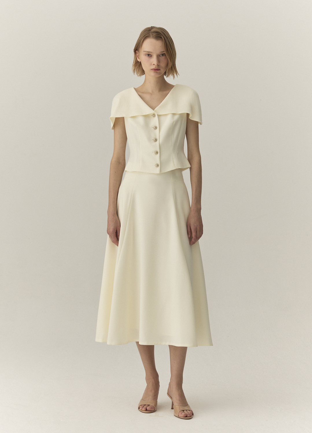 A라인 롱 스커트_LIGHT YELLOW_6