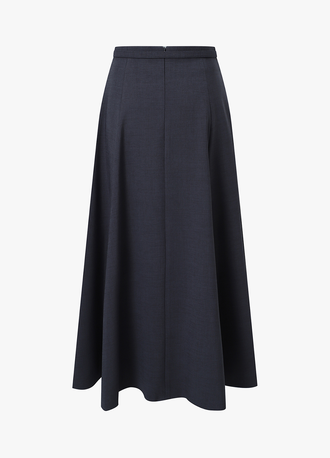 A라인 롱 스커트_DARK NAVY_6