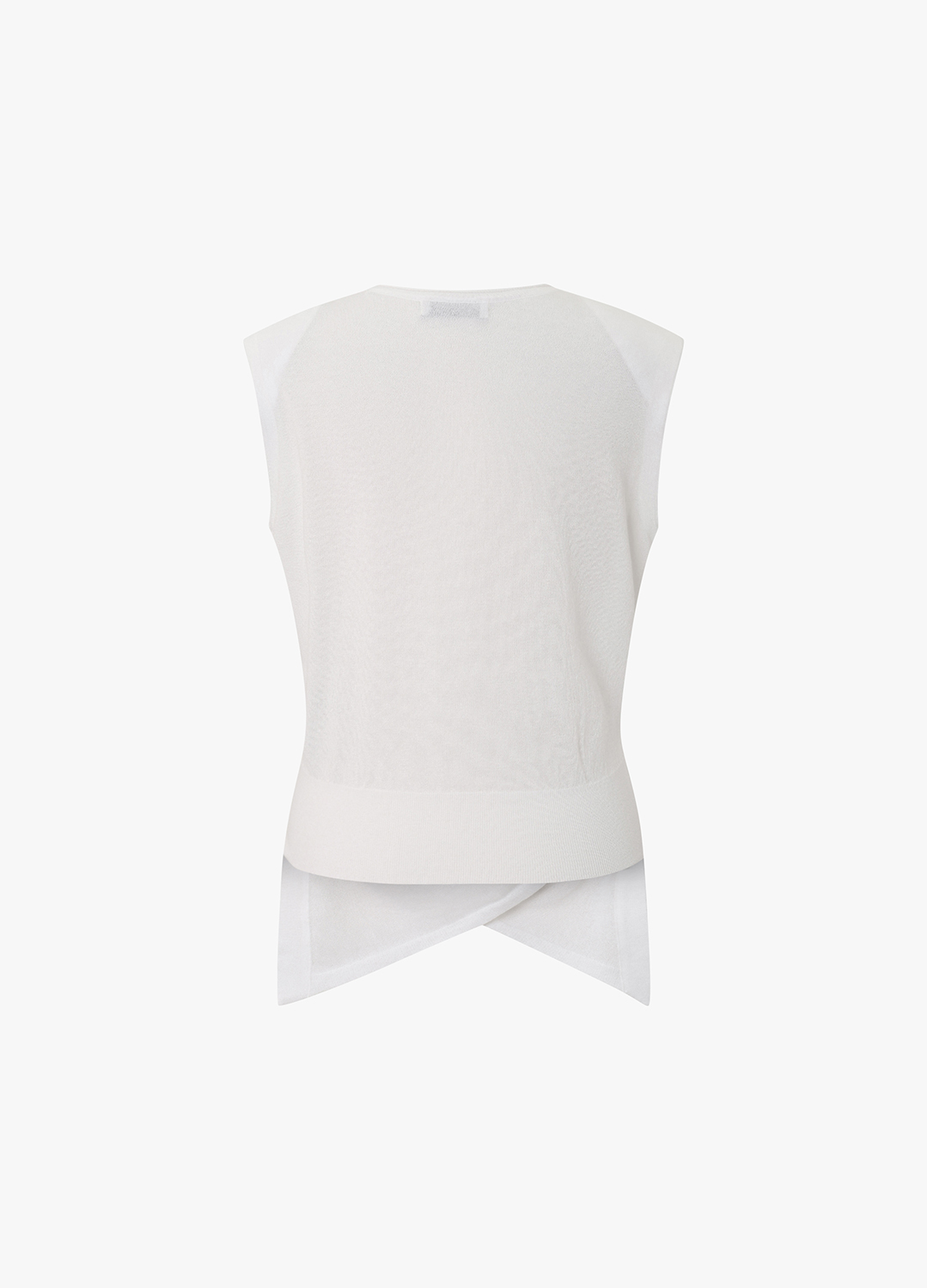 노트 디테일 슬리브리스 니트 탑_WHITE_8