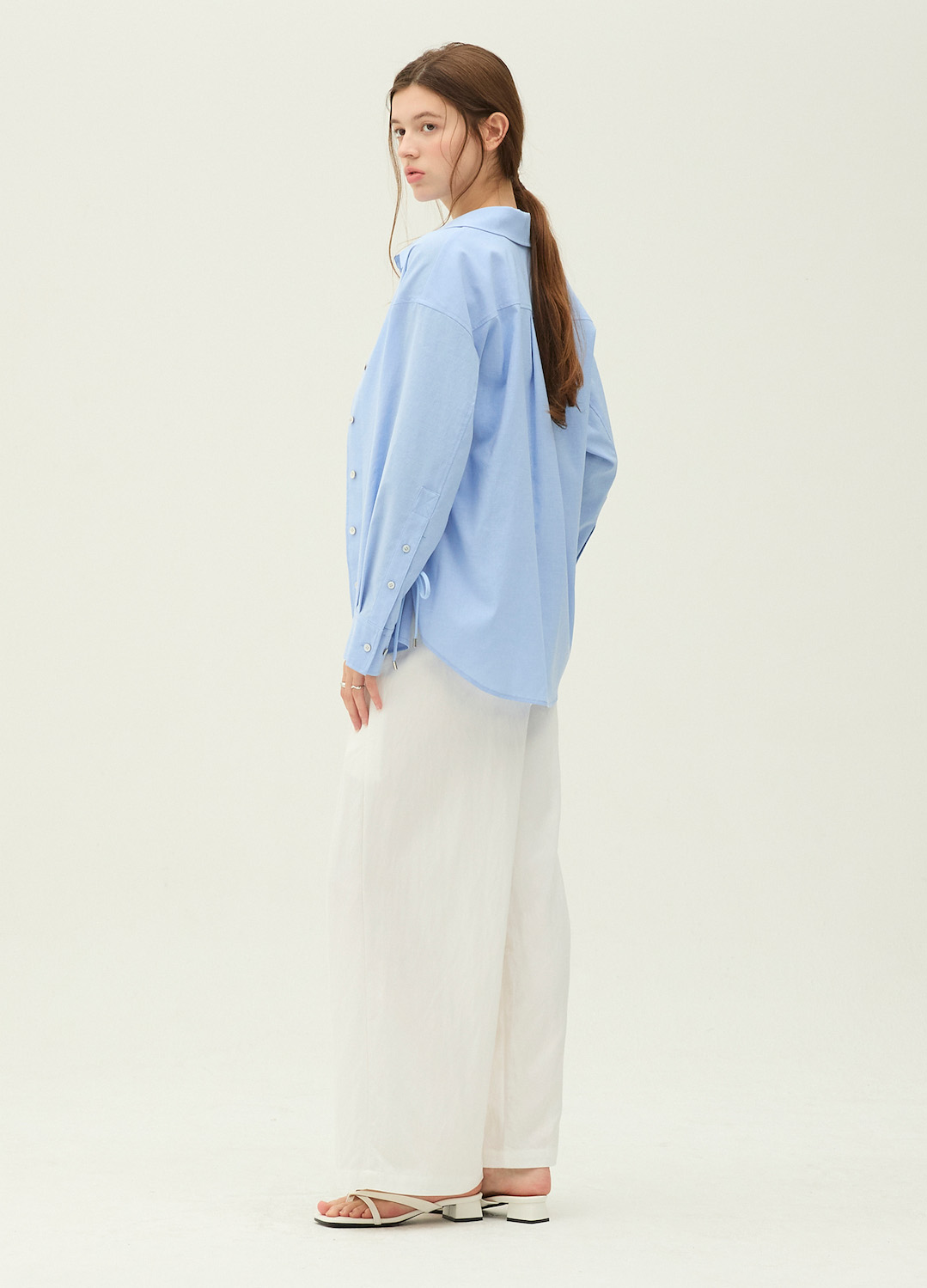 [시즌오프][EXCLUSIVE] 데일리 컴포트 와이드 팬츠_WHITE_12