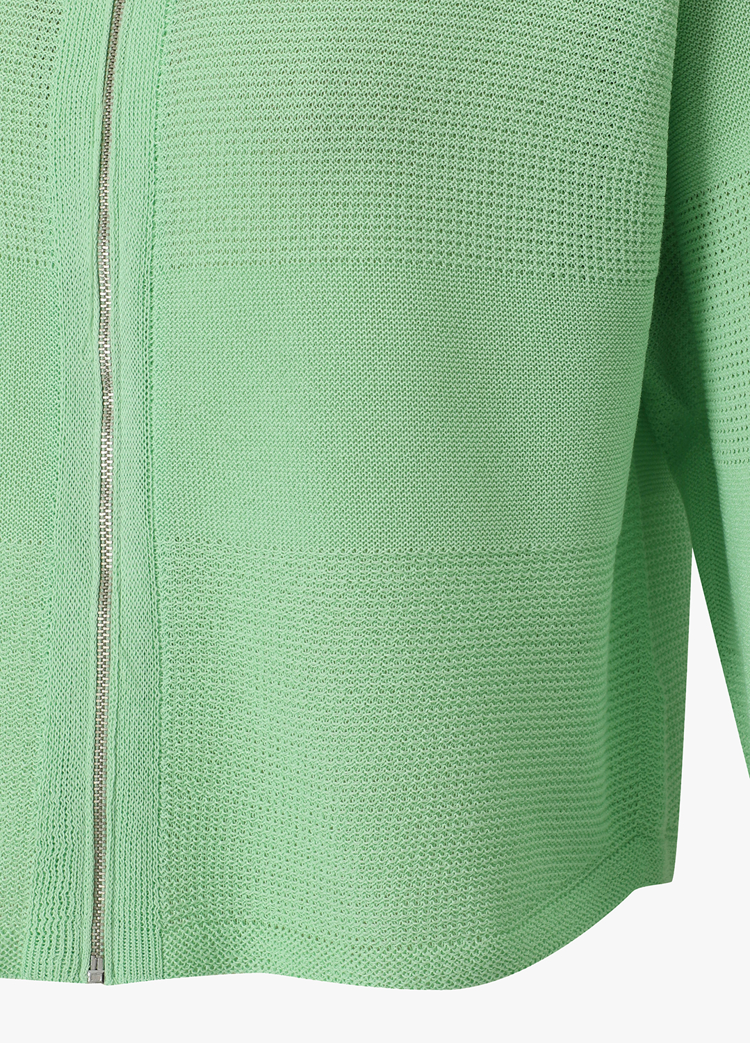 [시즌오프]크롭 니트 집업 가디건_LIGHT GREEN_15