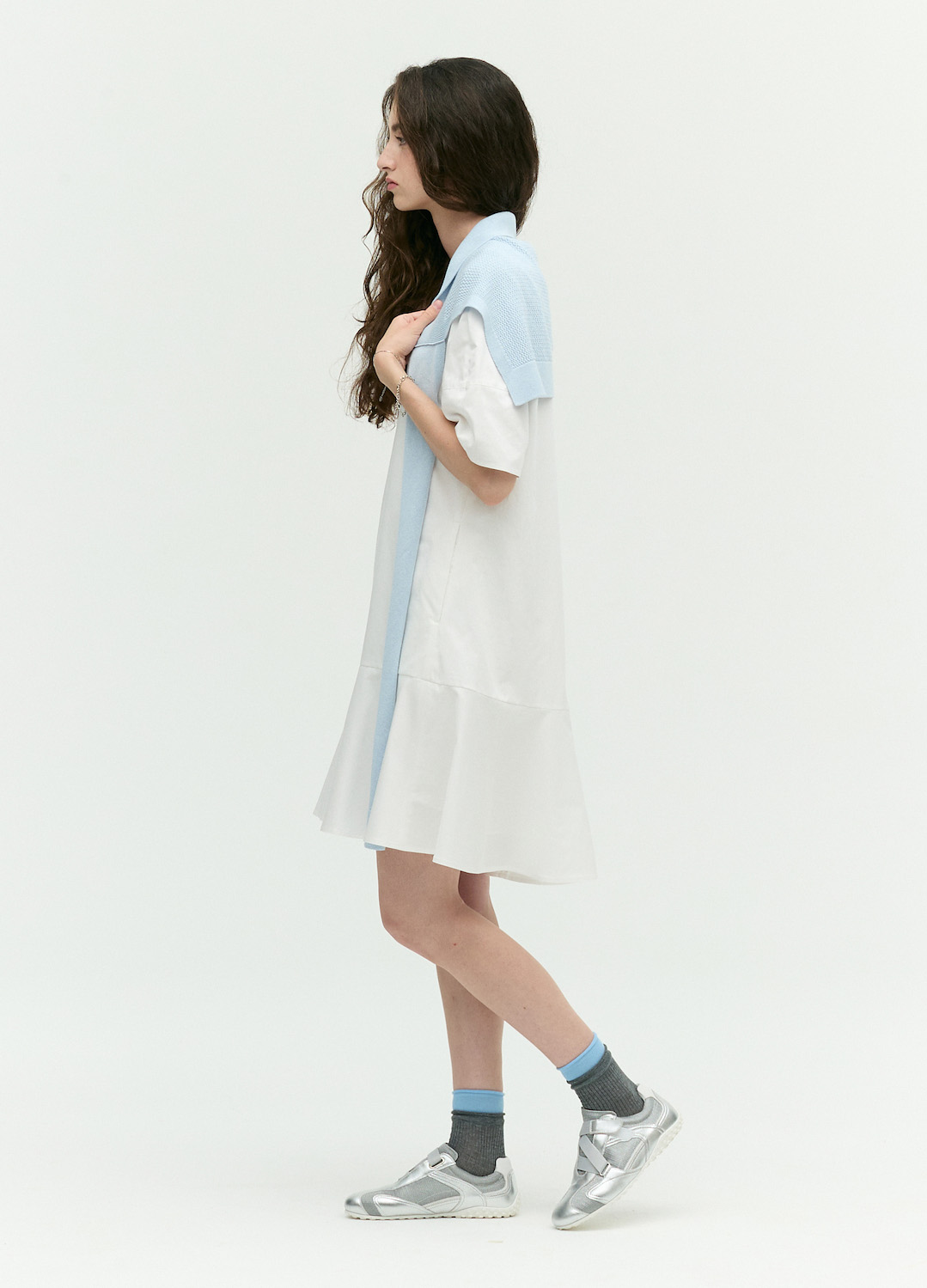 [시즌오프]클래식 니트 머플러_LIGHT BLUE_5