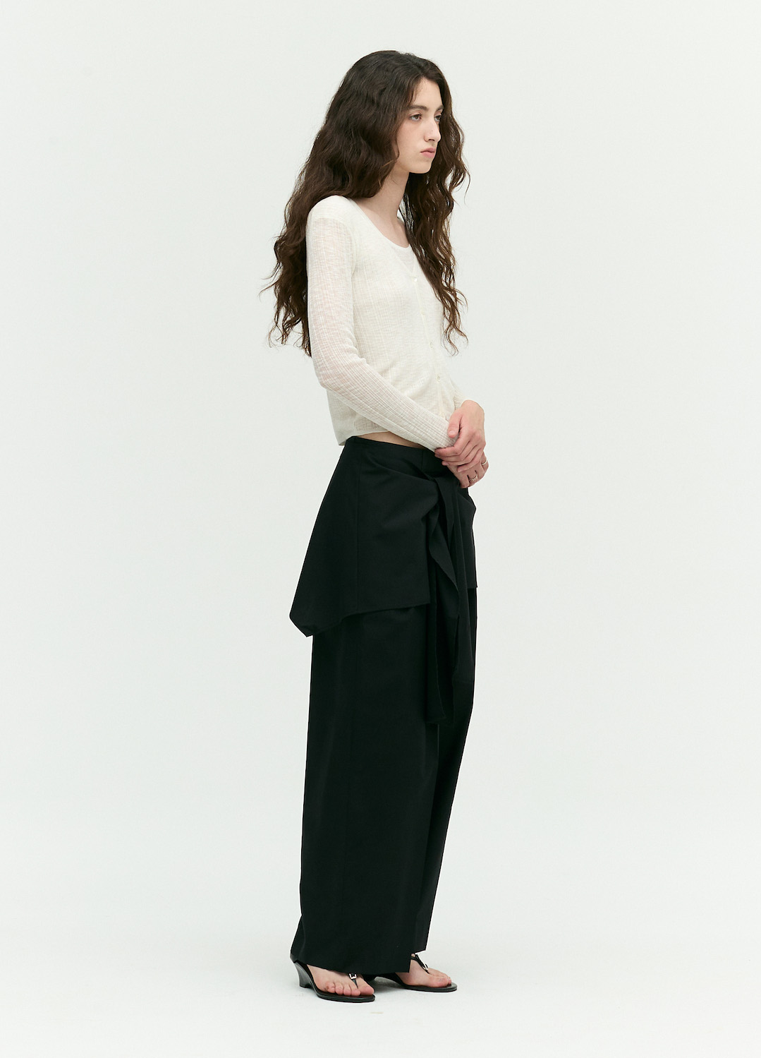투웨이 스커트 레이어드 팬츠_BLACK_7