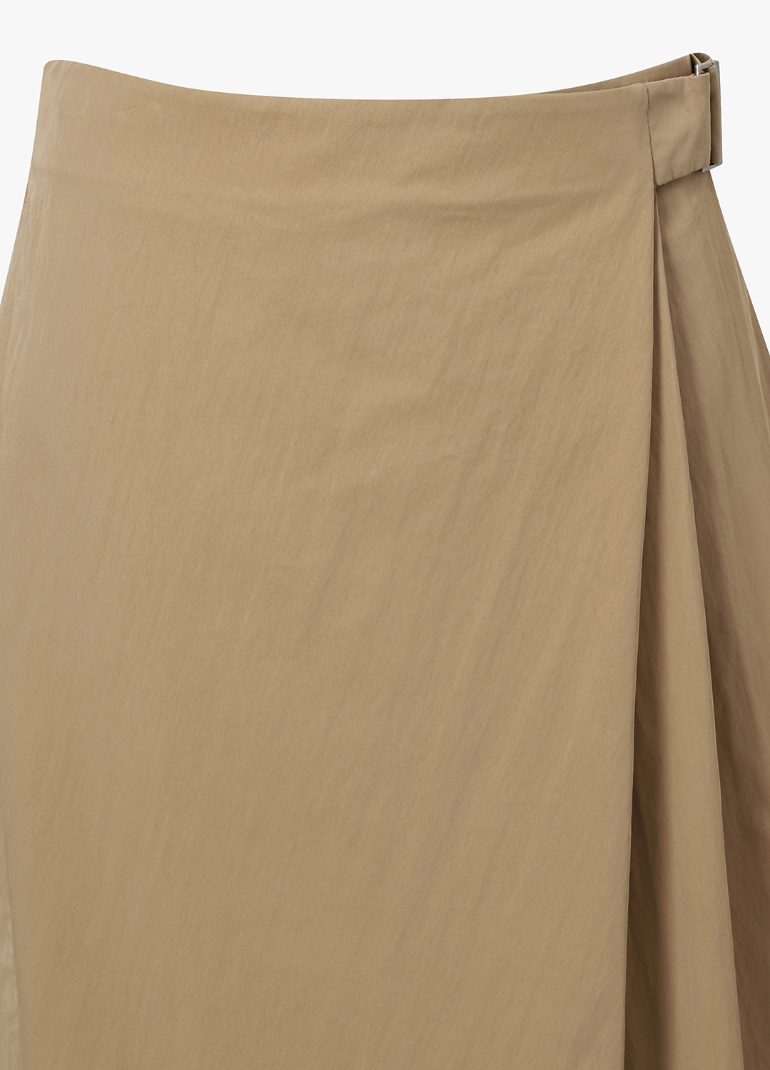 [시즌오프]사이드 랩 A라인 스커트_BEIGE_14