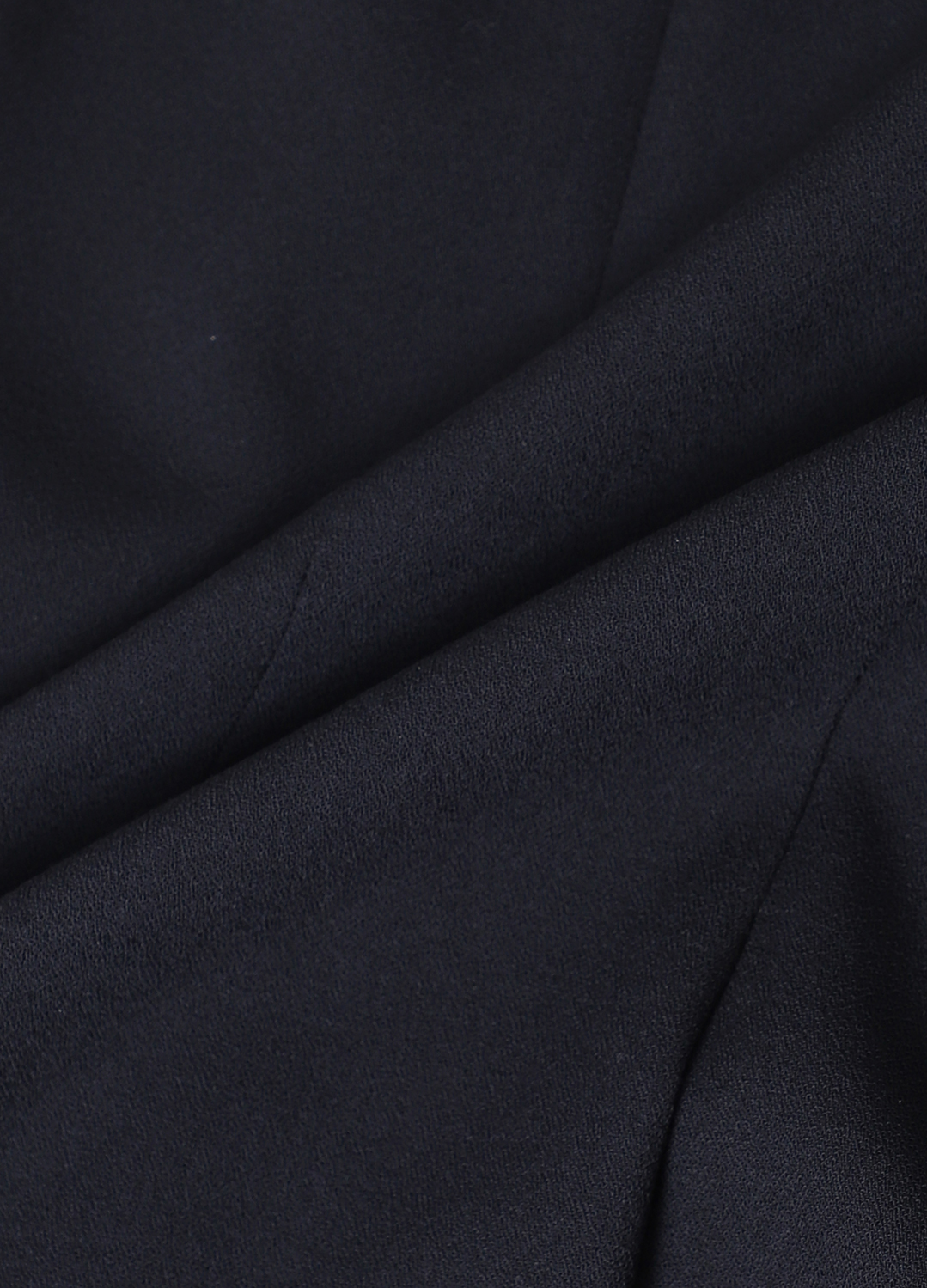 클래식 슬릿 미디 스커트_DARK NAVY_13