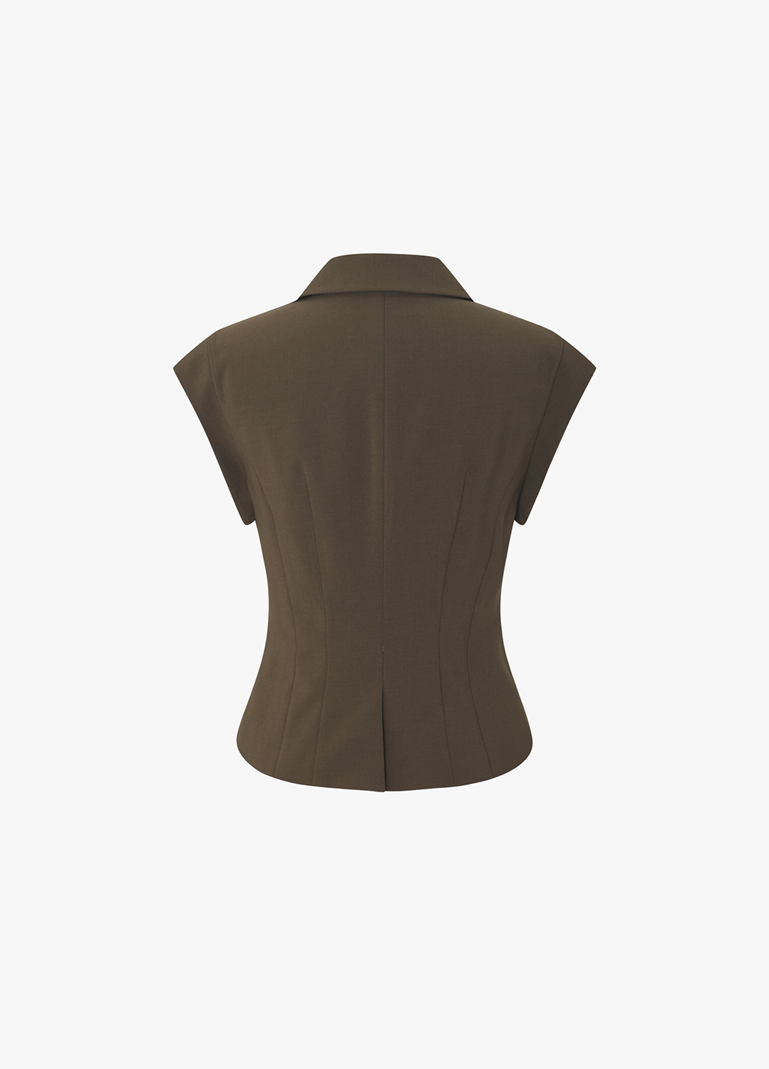 테일러드 카라 베스트_KHAKI BROWN_5