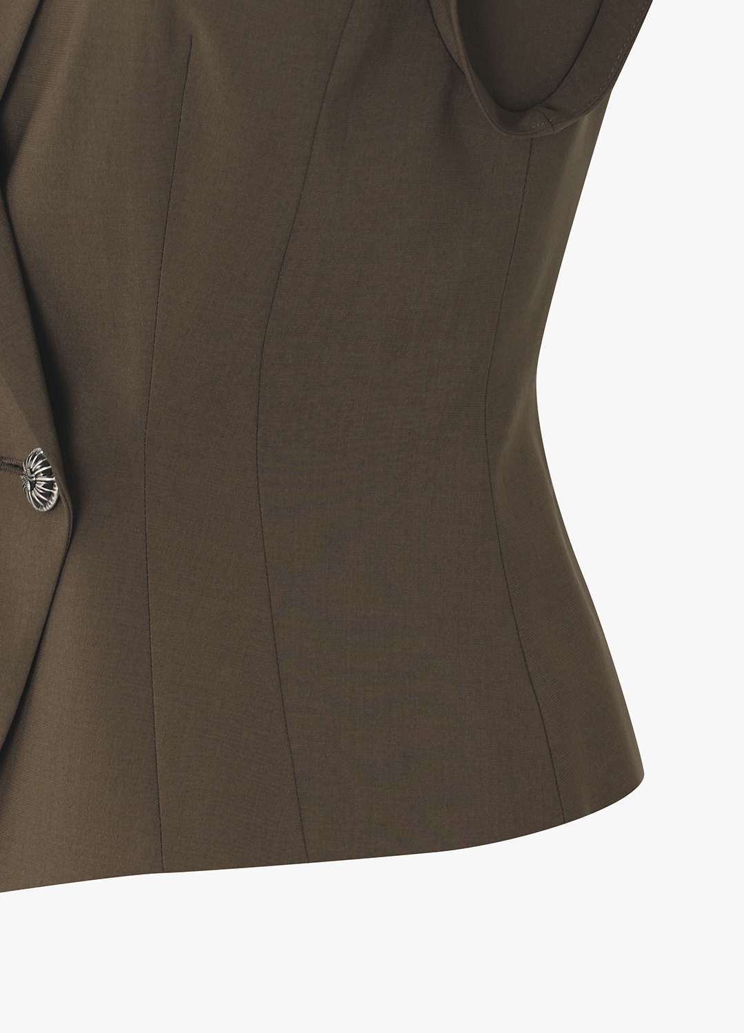 테일러드 카라 베스트_KHAKI BROWN_8