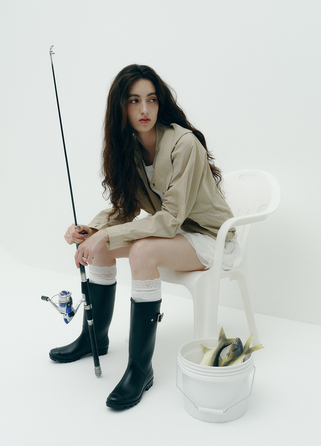 스트링 후드 윈드 자켓_BEIGE_11