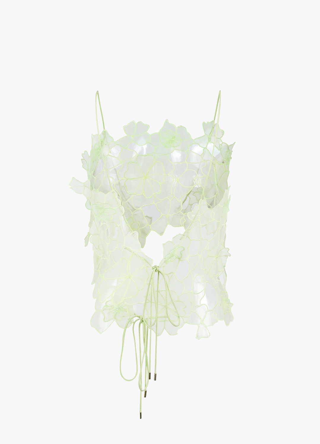 플라워 자수 레이어드 뷔스티에_LIGHT GREEN_10