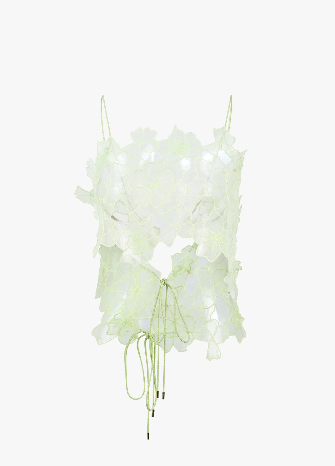 플라워 자수 레이어드 뷔스티에_LIGHT GREEN_9