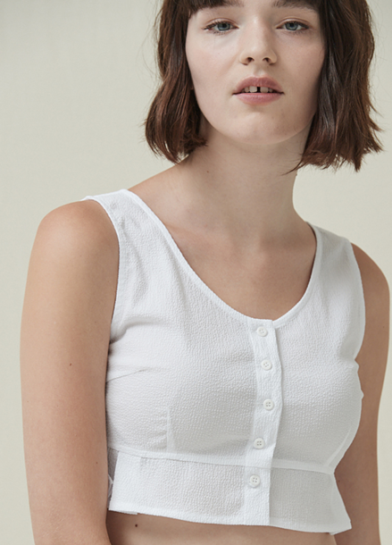 [50%/donadona]cropped top_white