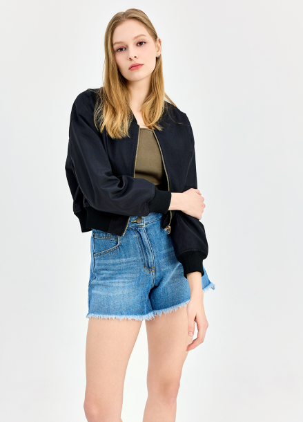 [EBM OUTLET]집업 숏 자켓