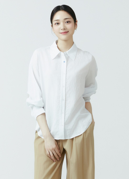 레터링 포인트 셔츠