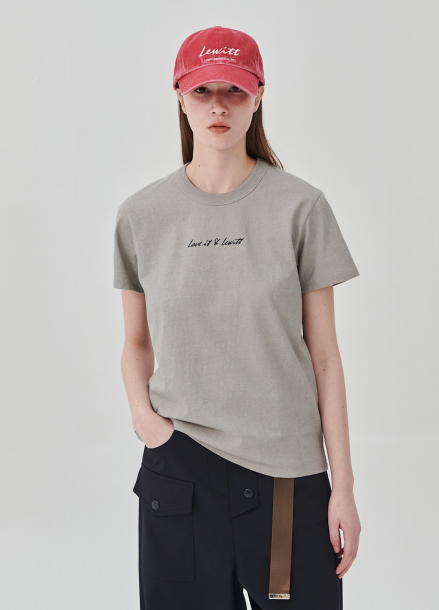 LETTER POINT PIGMENT T-SHIRTS