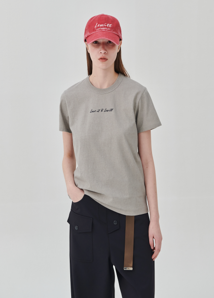 LETTER POINT PIGMENT T-SHIRTS