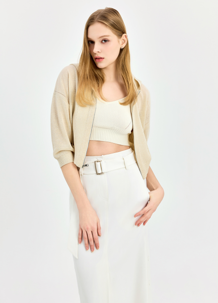 [EBM OUTLET]후드 집업 가디건