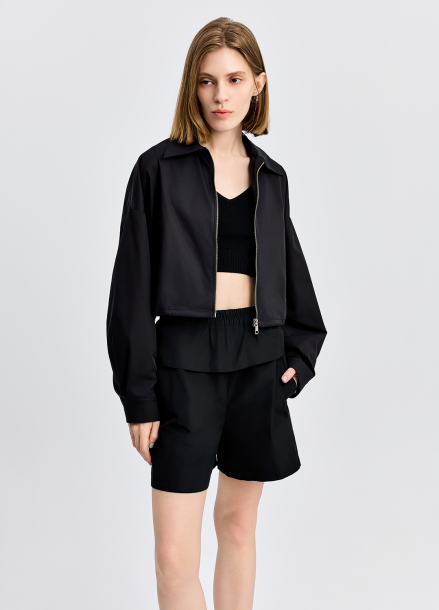 [EBM OUTLET]스탠카라 집업 아우터