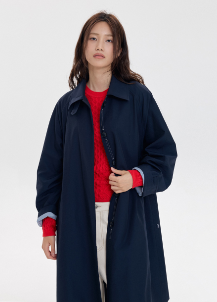 SINGLE BREASTED TRENCH COAT