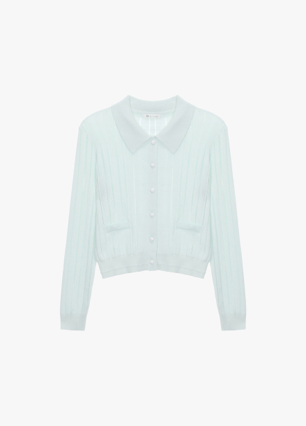 [SALE]리브드 카라 가디건