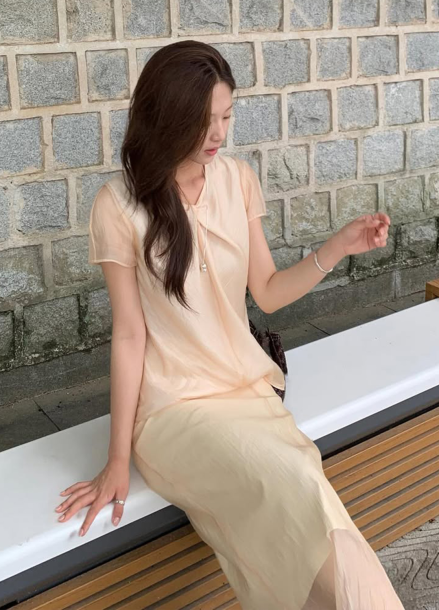 [Exclusive]오간자 셋업 스커트