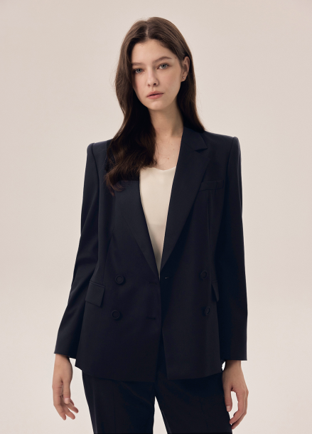 클래식 더블 브레스티드 자켓