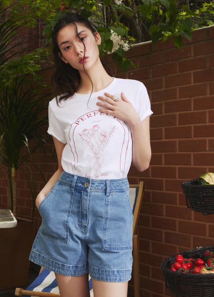 [Exclusive]아웃포켓 데님 숏팬츠