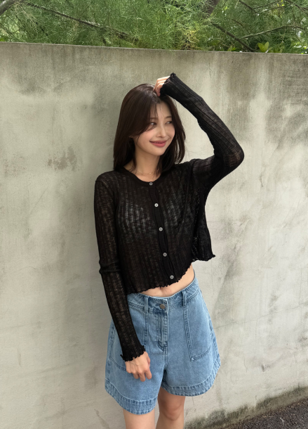 [Exclusive]아웃포켓 데님 숏팬츠