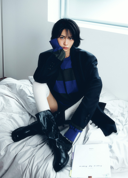 [EXCLUSIVE] 스트라이프 오버핏 티셔츠