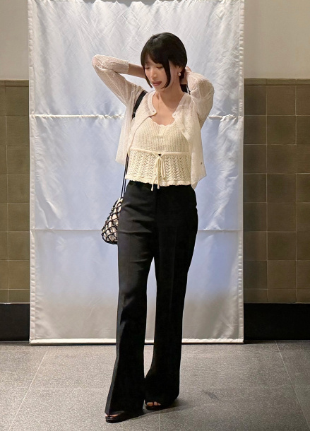 비죠 부츠컷 팬츠