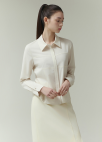 [시즌오프]라인 포인트 블라우스_LIGHT BEIGE_5