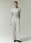 [Exclusive]원턱 와이드 팬츠_LIGHT GREY_5