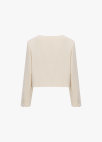 [시즌오프]스퀘어넥 크랍 트위드 자켓_LIGHT BEIGE_15