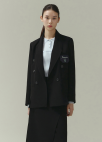 [잇미샤몰단독]더블 슬릿 자켓_BLACK_7