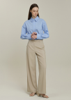 [시즌오프]벨티드 와이드 팬츠_BEIGE_5