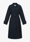 [Exclusive]스탠드 카라 싱글 트렌치_DARK NAVY_9