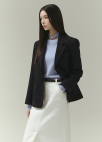 [Exclusive]아웃 포켓 싱글 자켓_BLACK_9