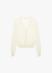 [시즌오프]텐셀 블랜드 브이넥 가디건_LIGHT BEIGE_32