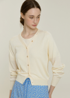 [시즌오프]텐셀 블랜드 브이넥 가디건_LIGHT BEIGE_5