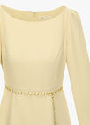 [잇미샤몰단독] 체인 벨트 원피스_LIGHT YELLOW_7