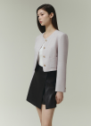 [Exclusive]페이크레더 랩디자인 숏팬츠_BLACK_11
