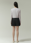 [Exclusive]페이크레더 랩디자인 숏팬츠_BLACK_13