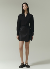 [Exclusive]페이크레더 랩디자인 숏팬츠_BLACK_5