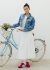 [Exclusive]버튼포인트 데님 자켓_BLUE_8