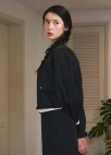 [Exclusive]라운드넥 나일론 점퍼_BLACK_8