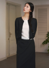 [Exclusive]라운드넥 나일론 점퍼_BLACK_6