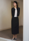 [Exclusive]라운드넥 나일론 점퍼_BLACK_9