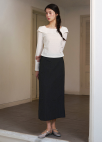 [Exclusive]H라인 나일론 스커트_BLACK_8